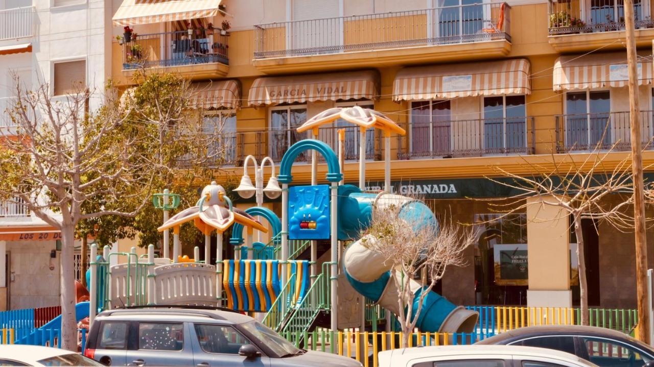 Atico Lujo Primera Linea, Terraza, Piscina, Parking カステル・デ・フェロ エクステリア 写真